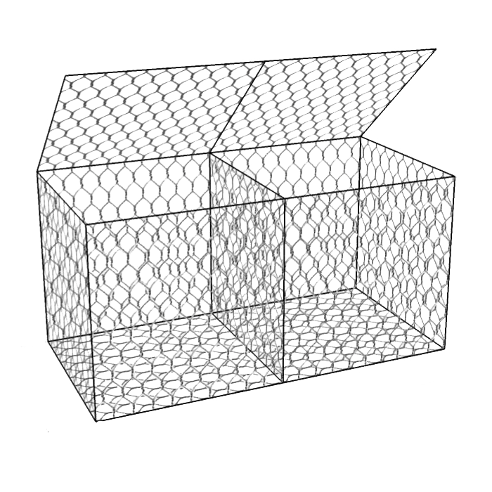 China Customized 200x100x50 Gabion Box Gabion Basket Stone Cage Garden Fence Price gabion box