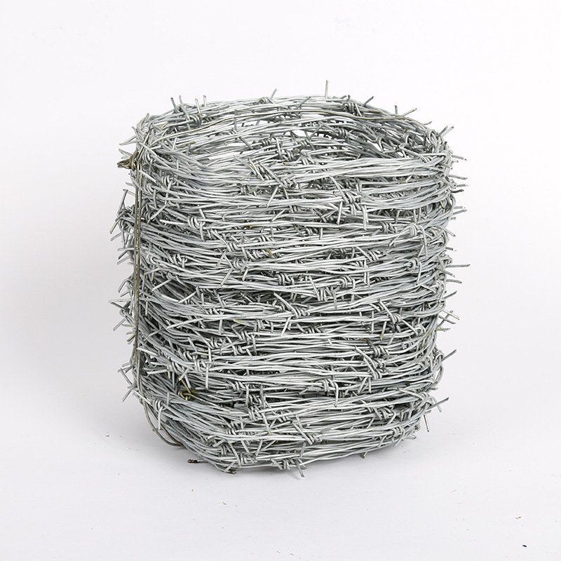Factory Direct 1.8mm Galvanized Barbed Wire for Farm & Grassland Fences High-Diameter Wire for Secure Boundaries