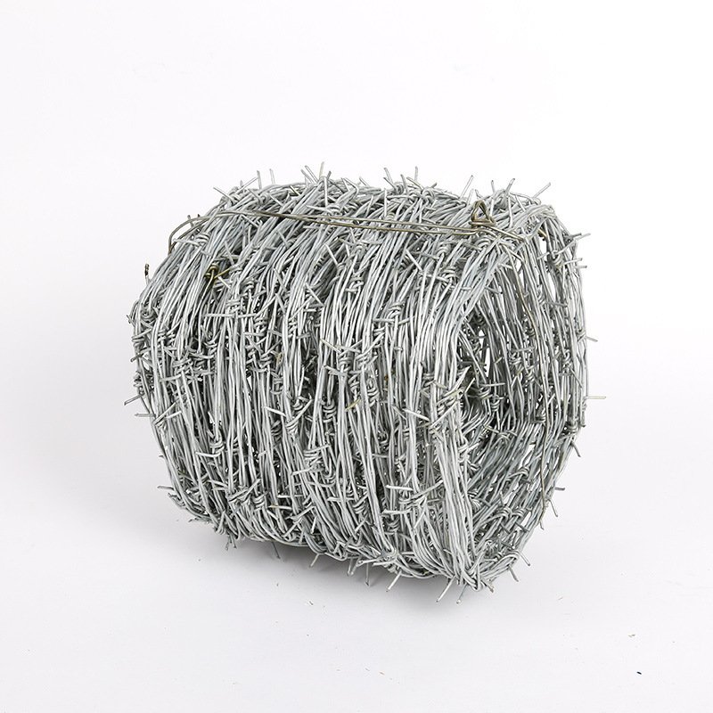 Factory Direct 1.8mm Galvanized Barbed Wire for Farm & Grassland Fences High-Diameter Wire for Secure Boundaries