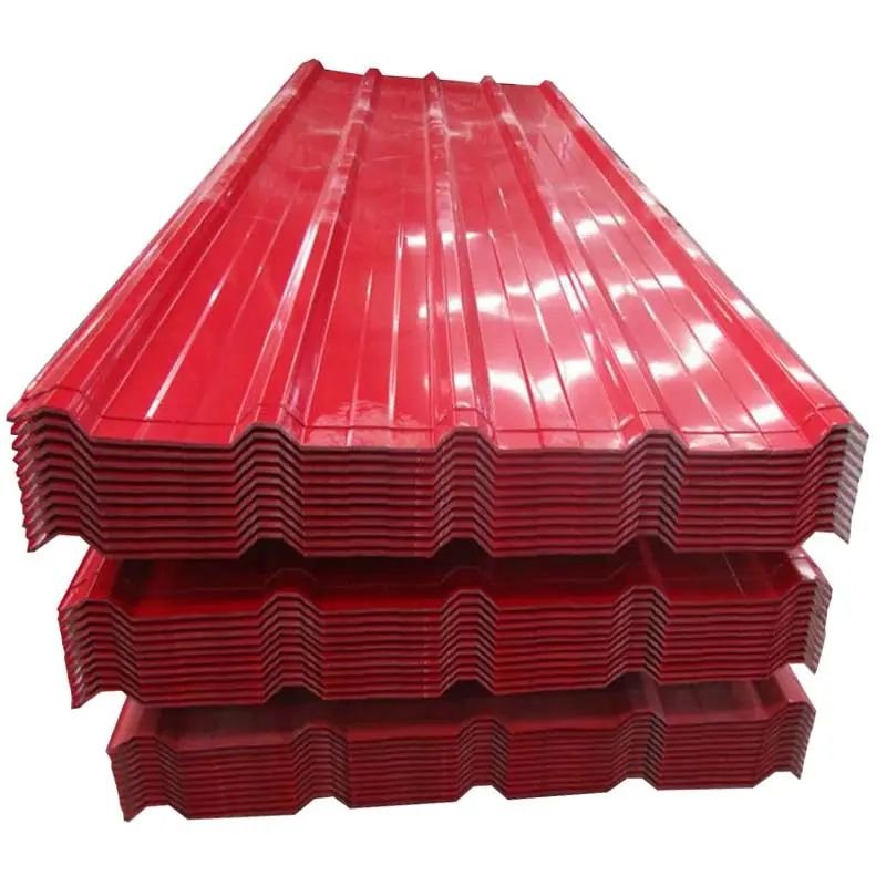 Low price PPGI galvanized corrugated steel sheet construction roof panel from the factory for fast delivery