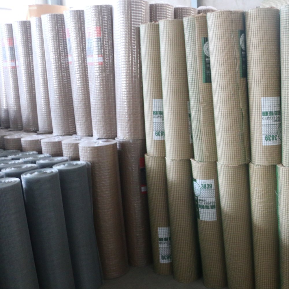 Durable and Weather-resistant 1"x4ft PVC Coated Outdoor Steel Wire Mesh Farm Garden Fence pvc coated welded wire mesh rolls