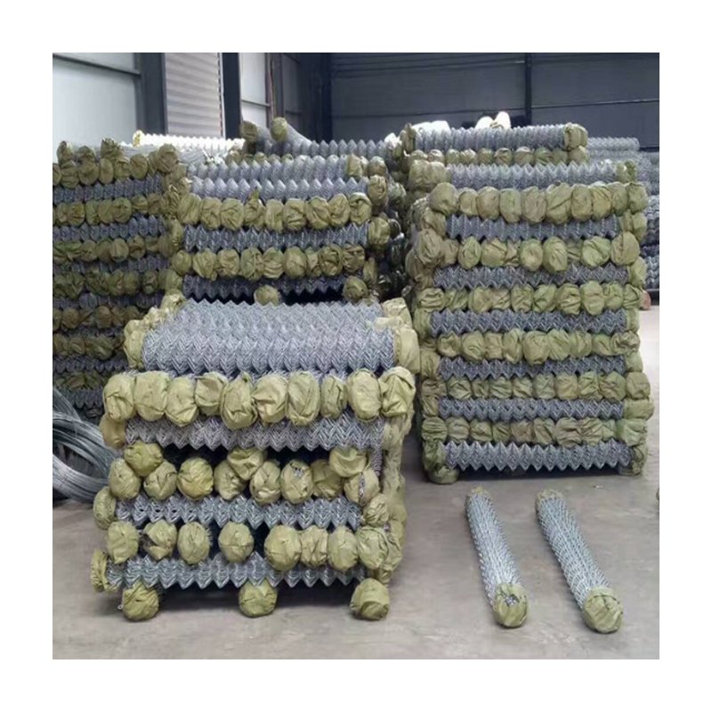 Factory wholesale Customized Directly Supply galvanized weaving chain link wire mesh fence