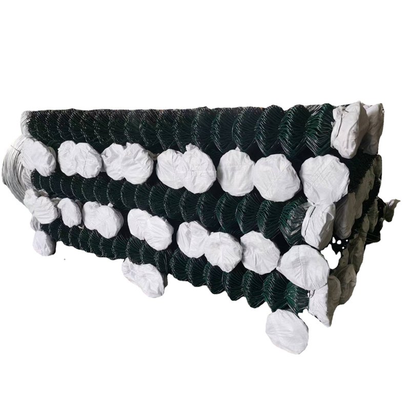 Factory wholesale Customized Directly Supply galvanized weaving chain link wire mesh fence
