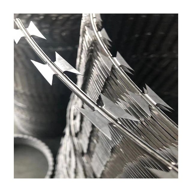 Low Price Concertina Hot Dipped Galvanized Razor Barbed Wire