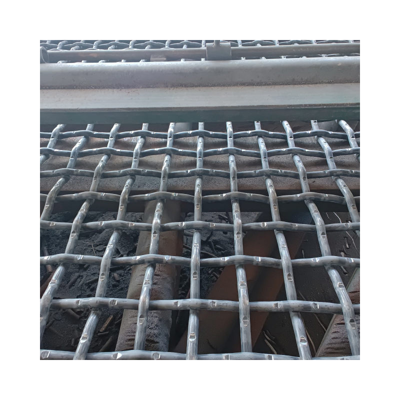 High-strength 65mn 45# Manganese Steel Wire Woven Mesh Quarry Square Hole Embossing Wire Screen Crusher Vibrating Screen