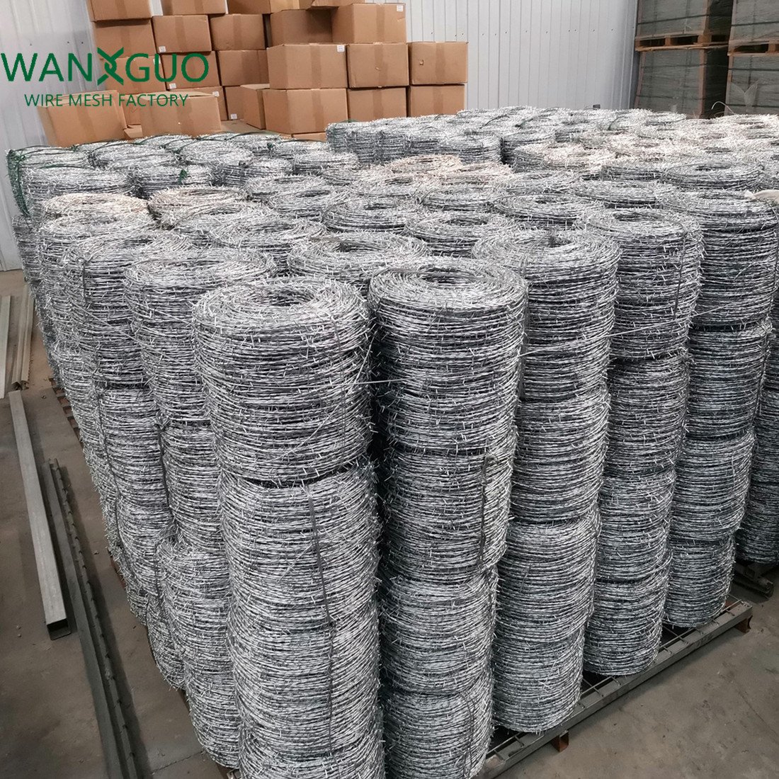 High Quality Supplies 500m 12.5 Gauge Barb Wire Wire Mesh Fence Roll Galvanized Barbed Wire