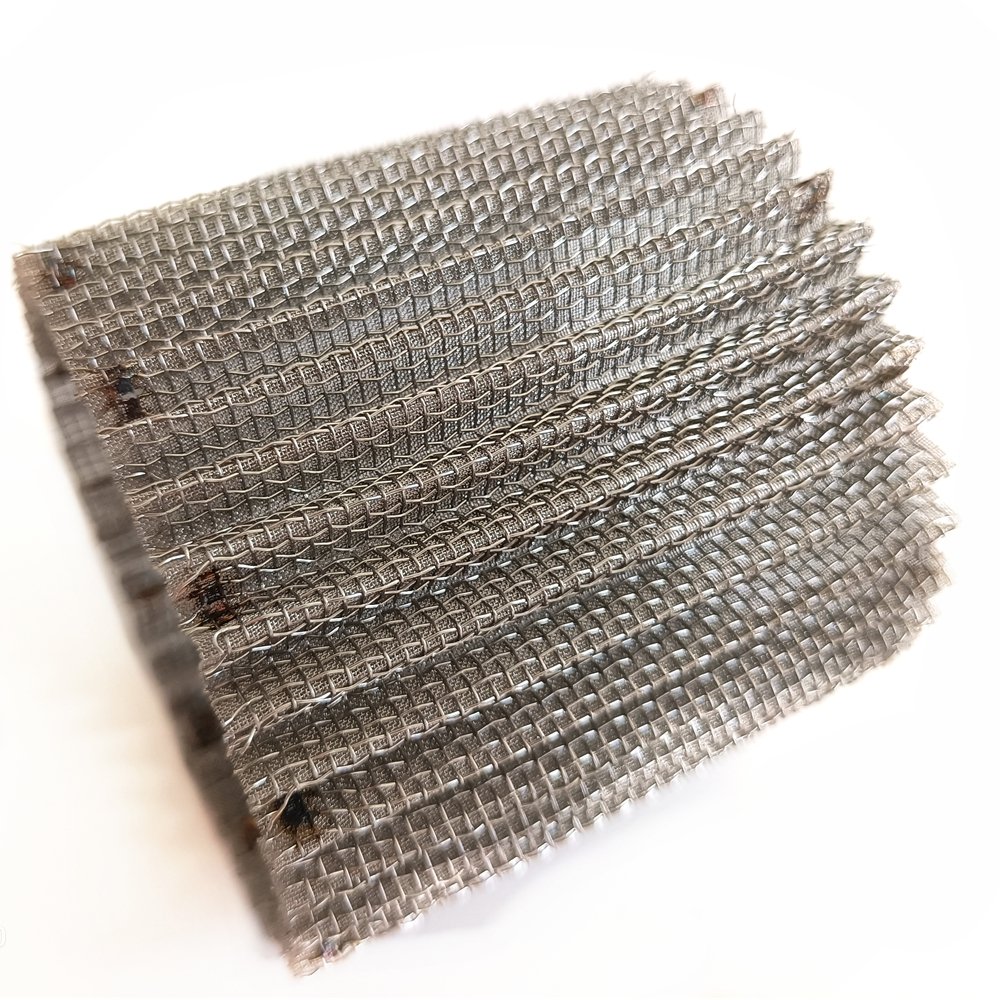 Air dust toner filter folding mesh filter element Stainless Steel Folding Filter Mesh