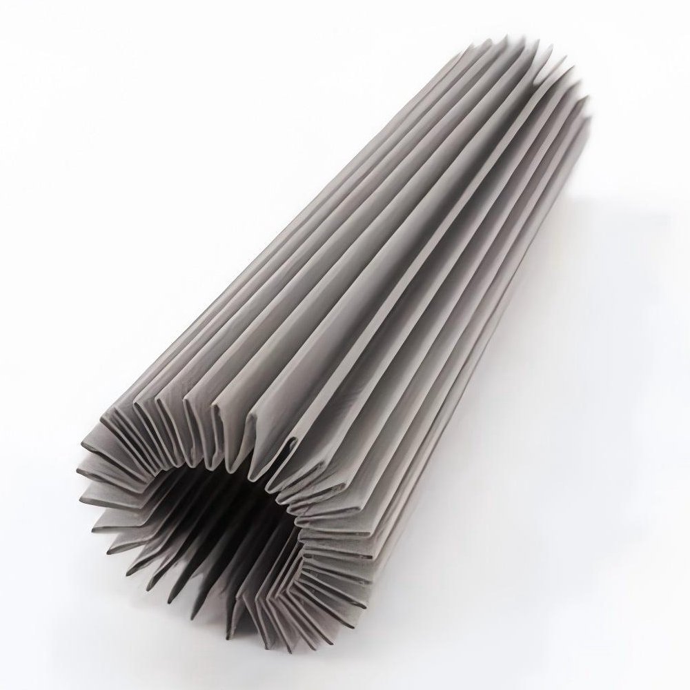 Air dust toner filter folding mesh filter element Stainless Steel Folding Filter Mesh