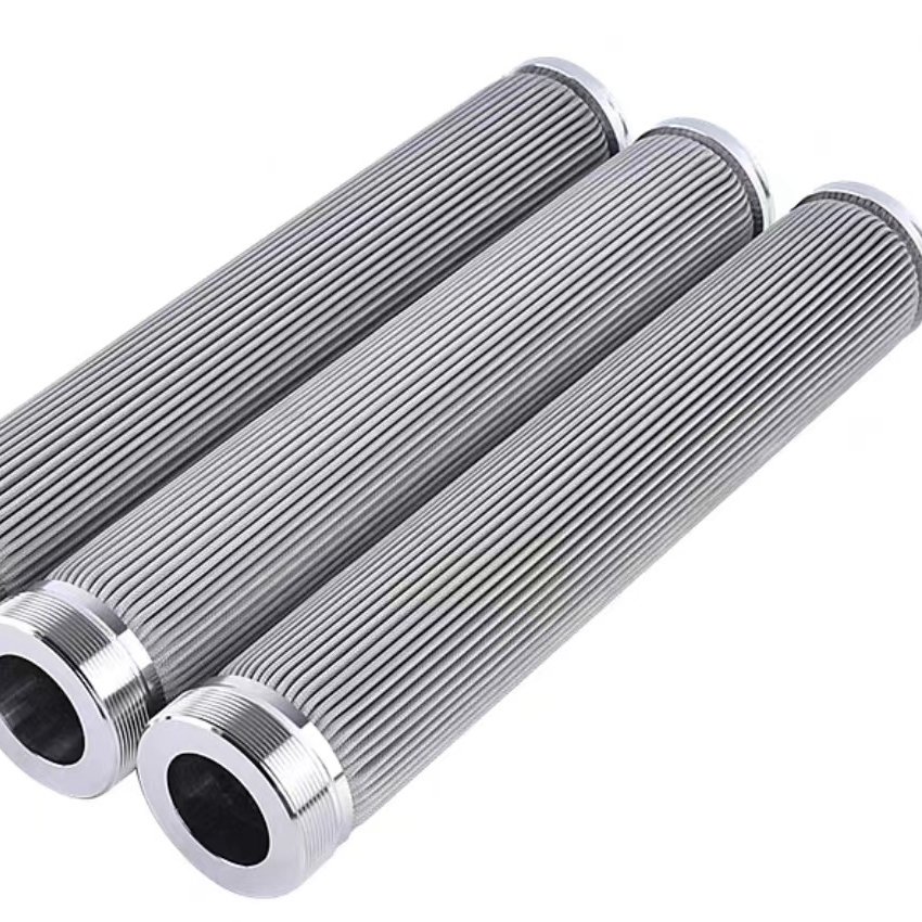 Air dust toner filter folding mesh filter element Stainless Steel Folding Filter Mesh