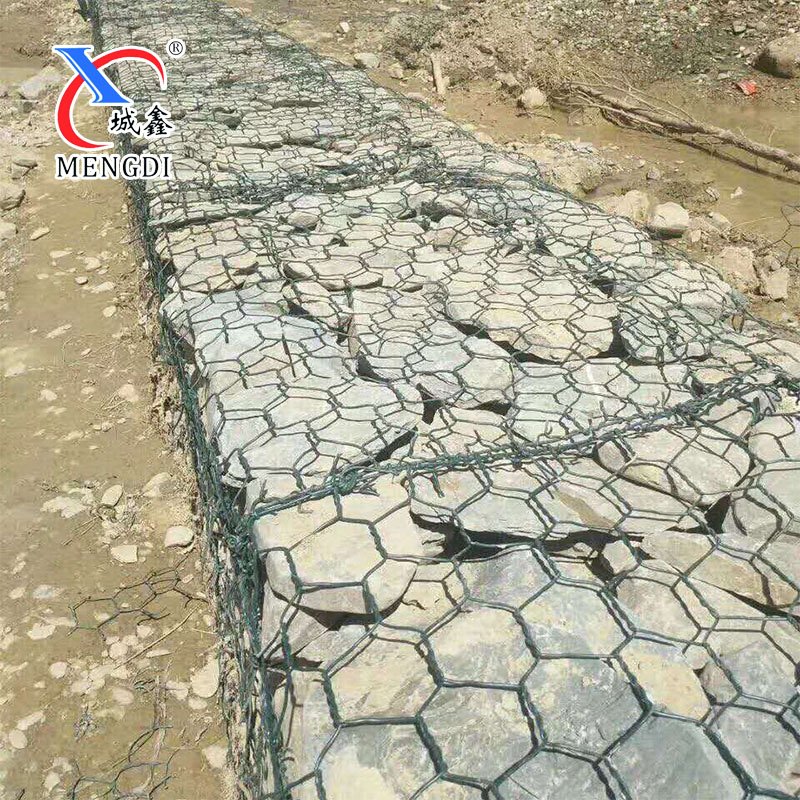 Custom size Galvanized hexagonal Gabion Mesh box Gabion mattress for protection