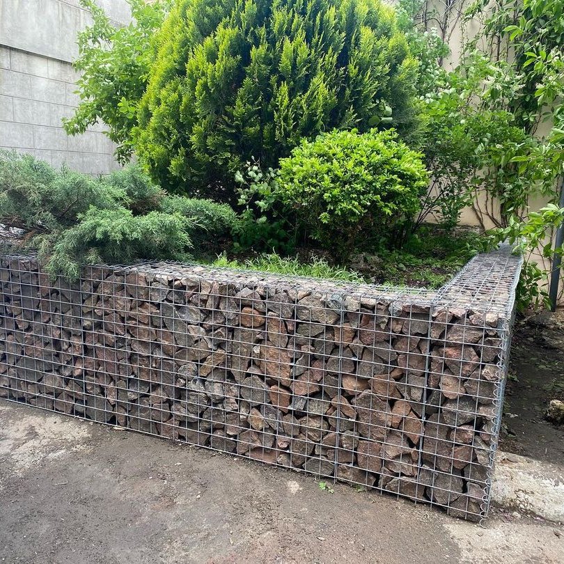 Decoration welded gabion cages 100x50x100mm gabion box wall high zinc galvanized gabion basket for retaining wall