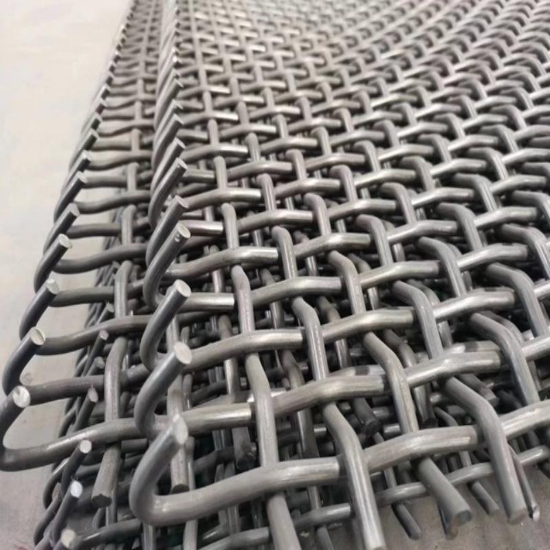 XG 2024 Spare parts of Vibrating screen Crimped Wire Mesh Vibrating Screen Mesh with hook Stainless Steel Quarry Mining Screen Mesh