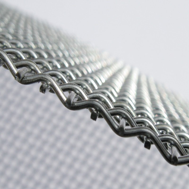 square hole woven galvanized steel wire mesh for building materials