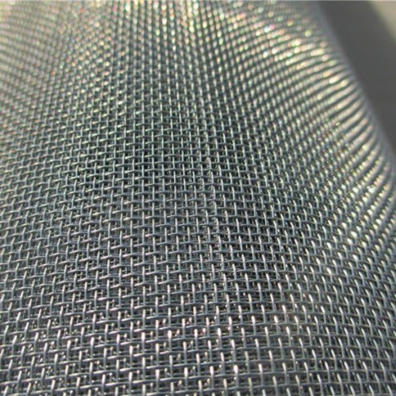 square hole woven galvanized steel wire mesh for building materials