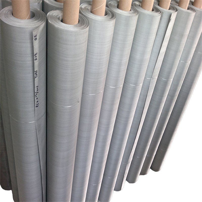 304/316 ss steel wire meshes filter screen 20/40/60 80/100/150/200/300/400 micron filter cloth Stainless Steel woven Wire Mesh