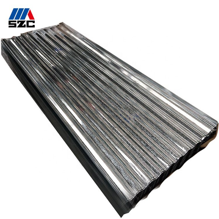 HOT DIPPED SPCC/SPCH 0.13mm galvanized GI corrugated steel roofing sheet