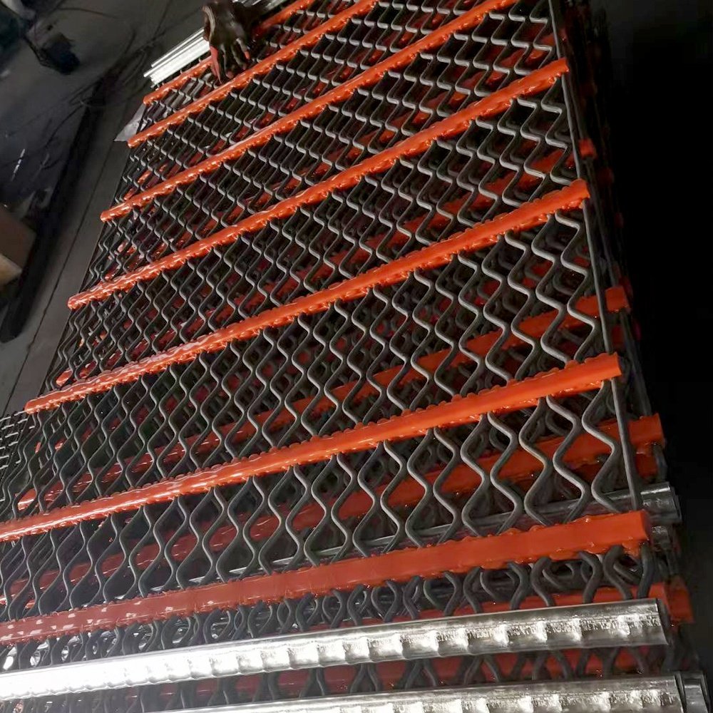 Shitai Self-cleaning Mesh Anti Clogging Screen Mesh with Pu Bands Customized Woven Ultra Fine Stainless Steel Wire Mesh Screen