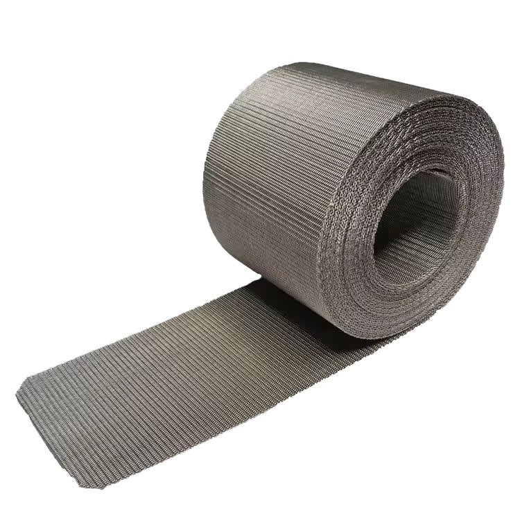 Stable Fine Stainless Steel Dutch Weave Mesh Belt For Plastic Extruder