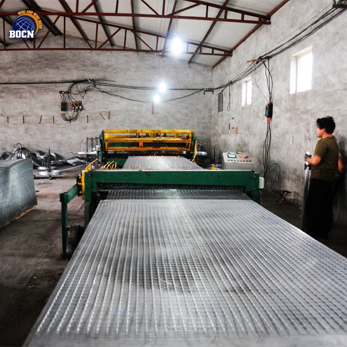 BOCN 6 12 gauge 50x50 2x2 1x2 3x3 4x4 5x5 inch electric galvanized iron Square Hole Construction welded iron wire mesh panel