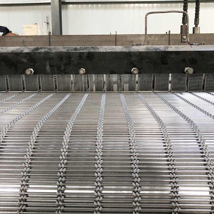 SS316 Stainless Steel Facade Cladding Architectural Metal Wire Mesh