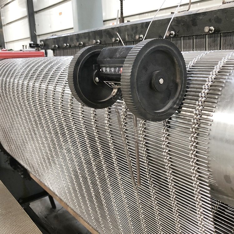 SS316 Stainless Steel Facade Cladding Architectural Metal Wire Mesh