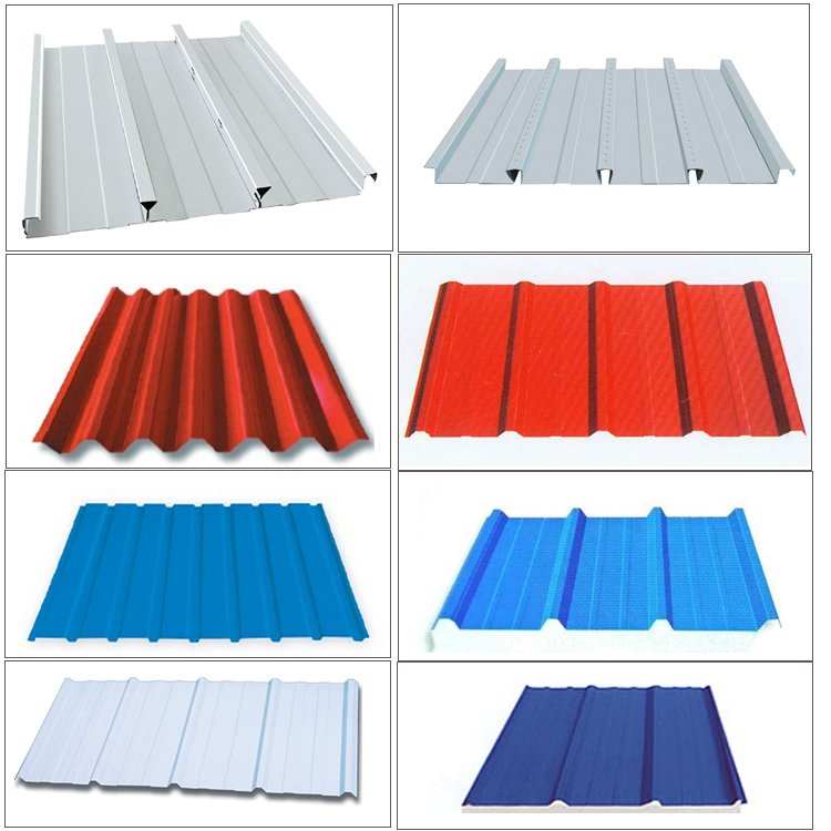 Excellent anti-load performance roofing material roofing sheet blue home roof tile