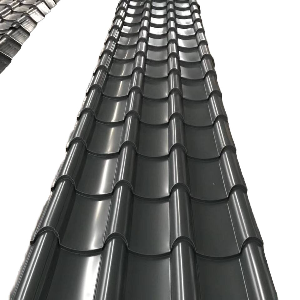 PPGL Roof Tile Building Material Colorful Aluzinc Zinc Ral Color Coated Metal Panel Gi Iron Galvanized