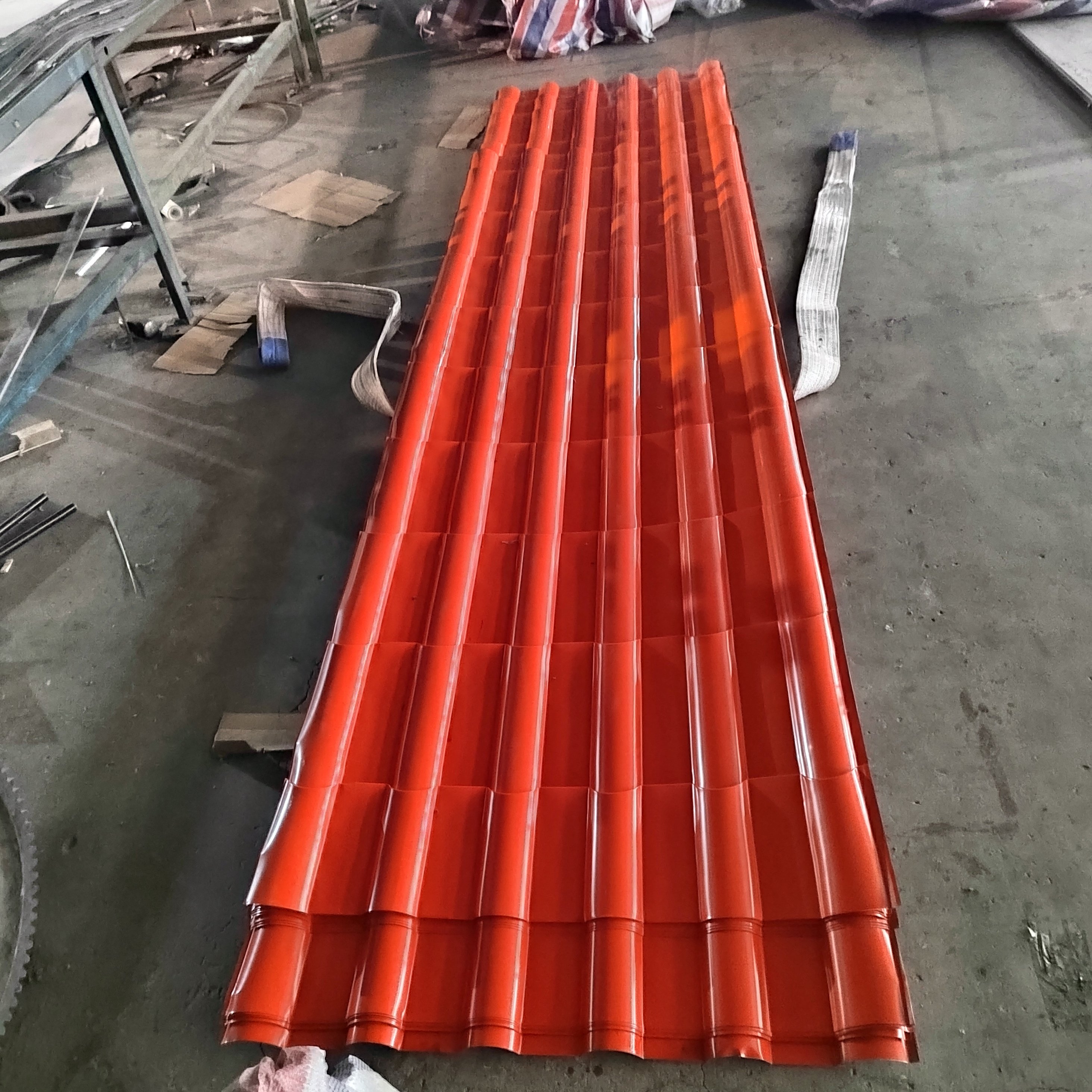 PPGL Roof Tile Building Material Colorful Aluzinc Zinc Ral Color Coated Metal Panel Gi Iron Galvanized