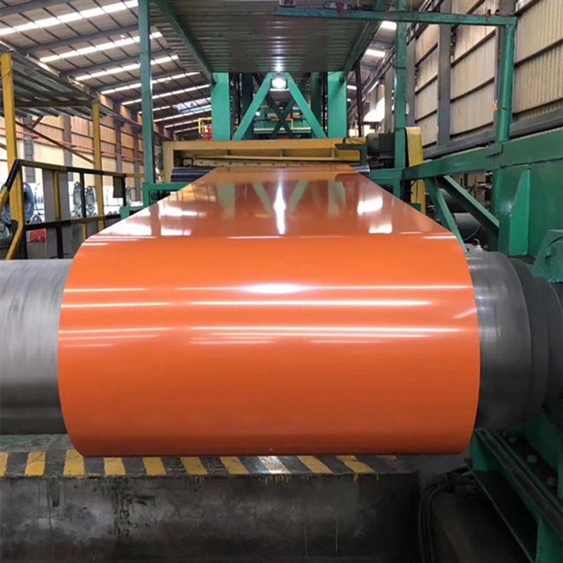 Factory customized various colors.iron and steel color coated steel coil
