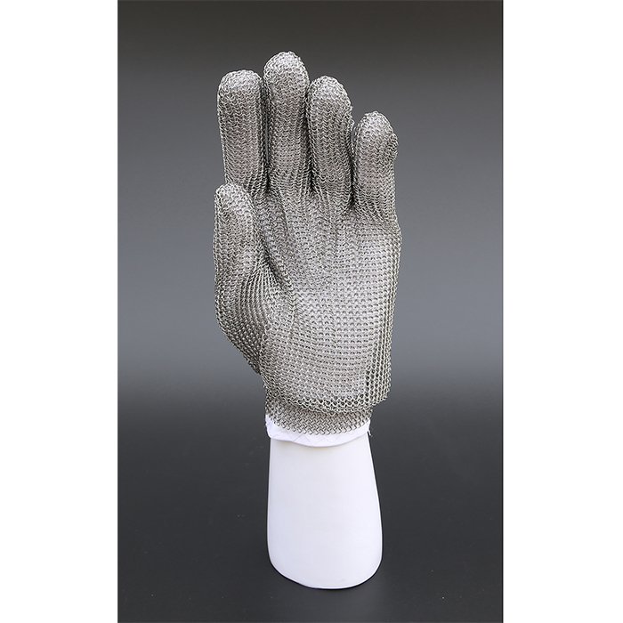 Food Grade 316L Meat Cutting Chainmail Gloves Metal Wire Mesh Butcher Cut Resistant Safety Stainless Steel Gloves