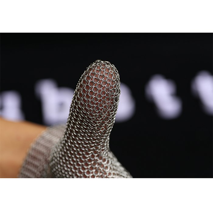 Food Grade 316L Meat Cutting Chainmail Gloves Metal Wire Mesh Butcher Cut Resistant Safety Stainless Steel Gloves