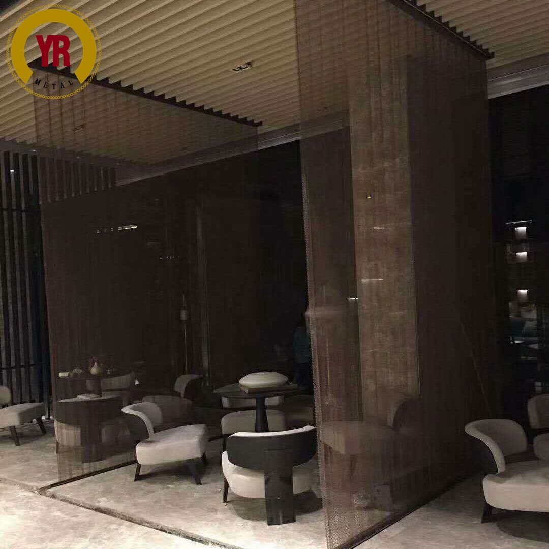 Wholesale decorative metal mesh coil drapery in curtain