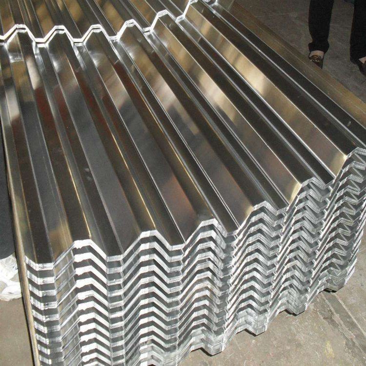 Corrugated ZInc coated 0.4mm thick steel plate Galvanized Steel sheet for Roofing construction