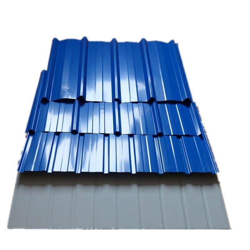 Gi Aluzinc Corrugated Galvanized Steel Sheets CRC Color Painted Roof Panel Metal Steel Roofing Sheet