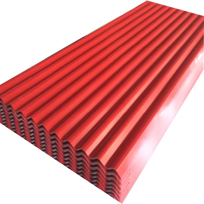 High quality PPGI pre-coated corrugated board 0.2-2.0mm building material galvanized steel sheet
