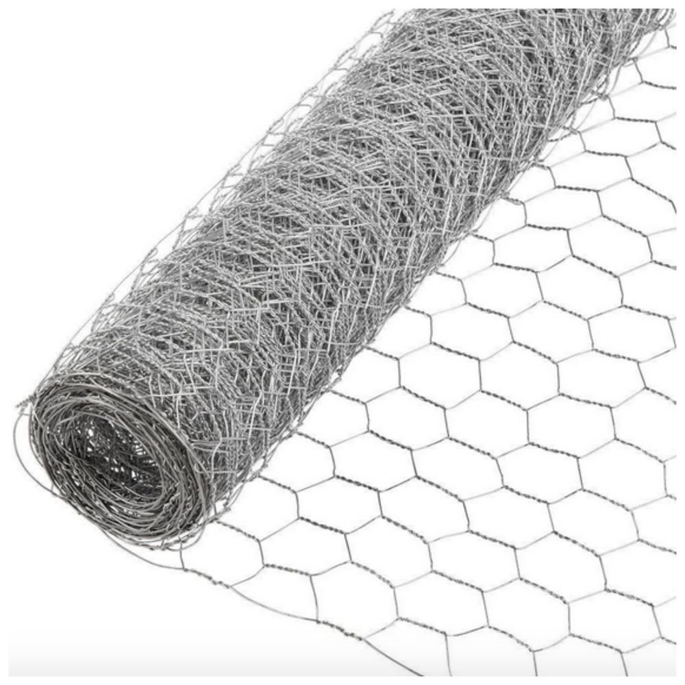 Hexagonal mesh wire netting single double twisted 1" 1/2" 3/4" Chicken mesh net Hot dip galvanized 0.7mm field farm animal fence