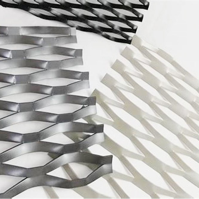 Expanded Aluminum Metal Gratings Steel Expanded Metal Aluminum Wire Mesh
