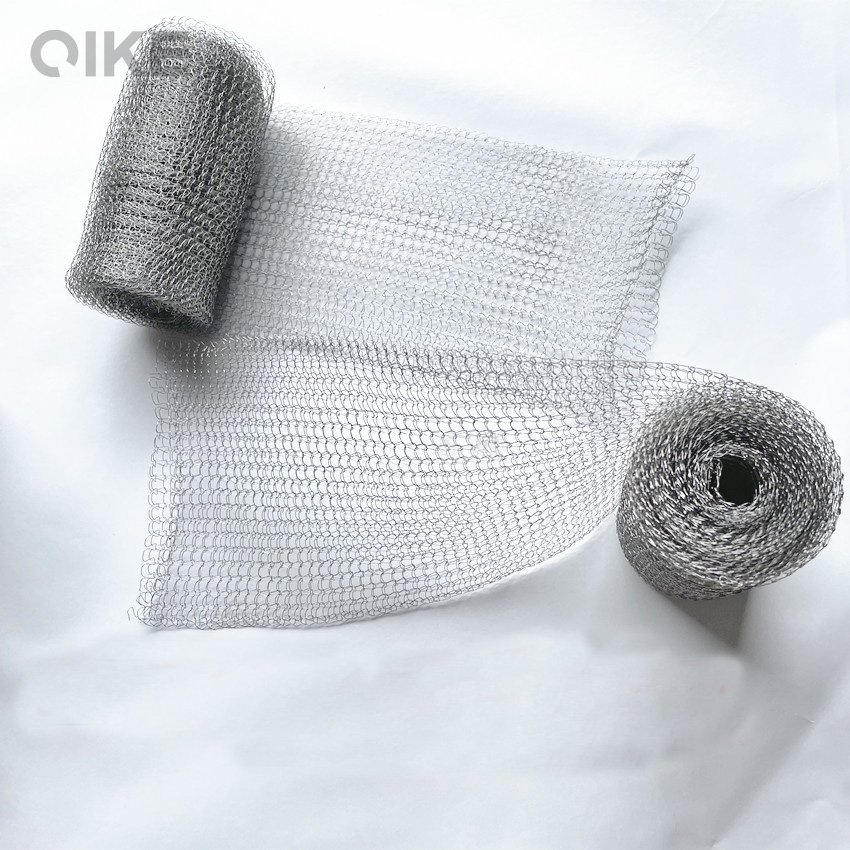 Liquid gas separation 40cm Titanium/Nickel Stainless steel knitted metal wire mesh for gas and liquid filter
