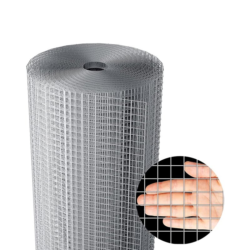 2024 new 1x1 2x2 3x3 Galvanized welded stainless steel wire mesh coil for rabbit cages