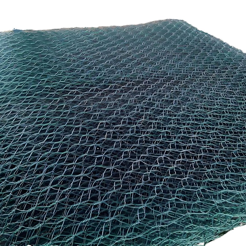 Factory prices pvc coated galvanized gabion wire mesh 80x100mm hexagonal gabion box baskets for sale