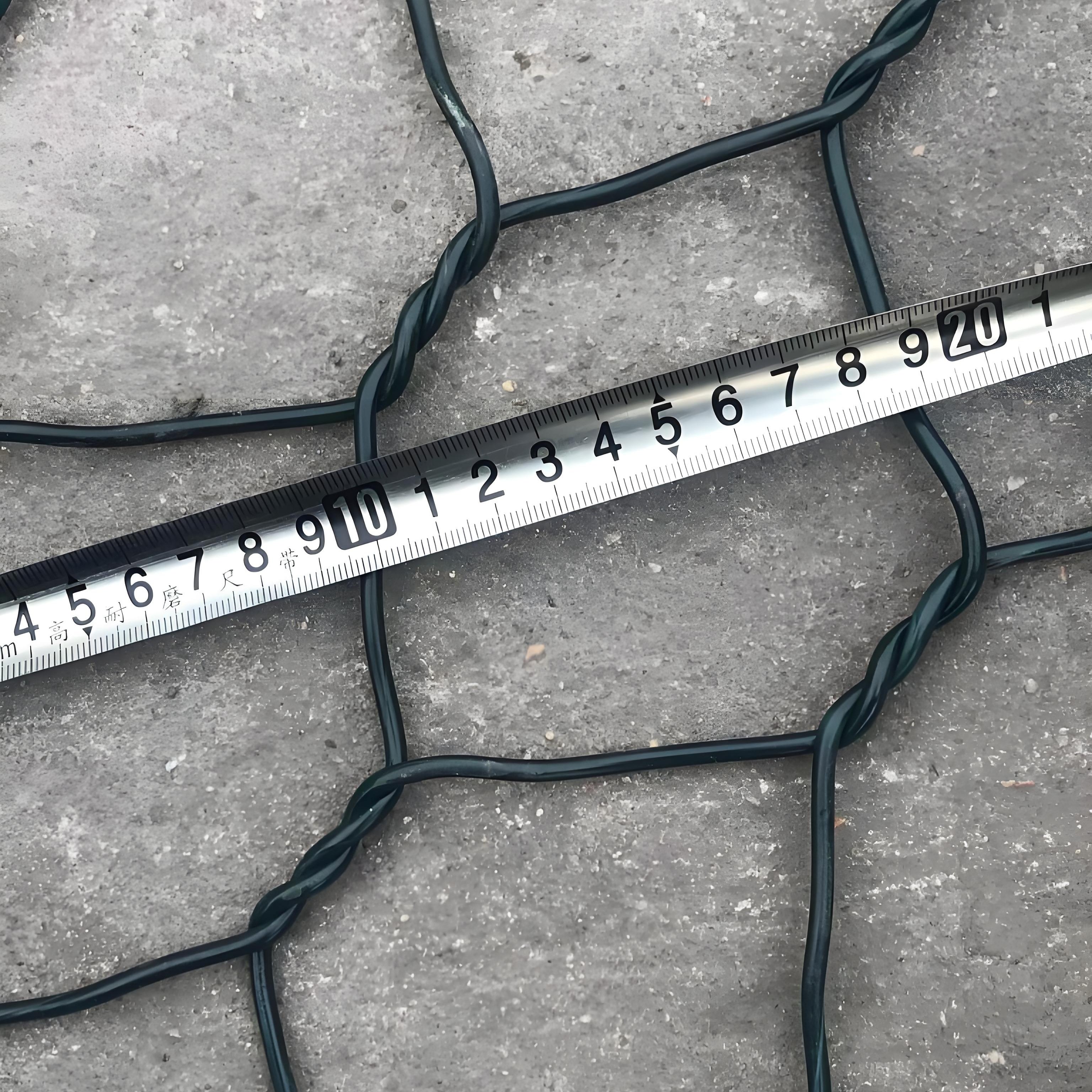 Factory prices pvc coated galvanized gabion wire mesh 80x100mm hexagonal gabion box baskets for sale