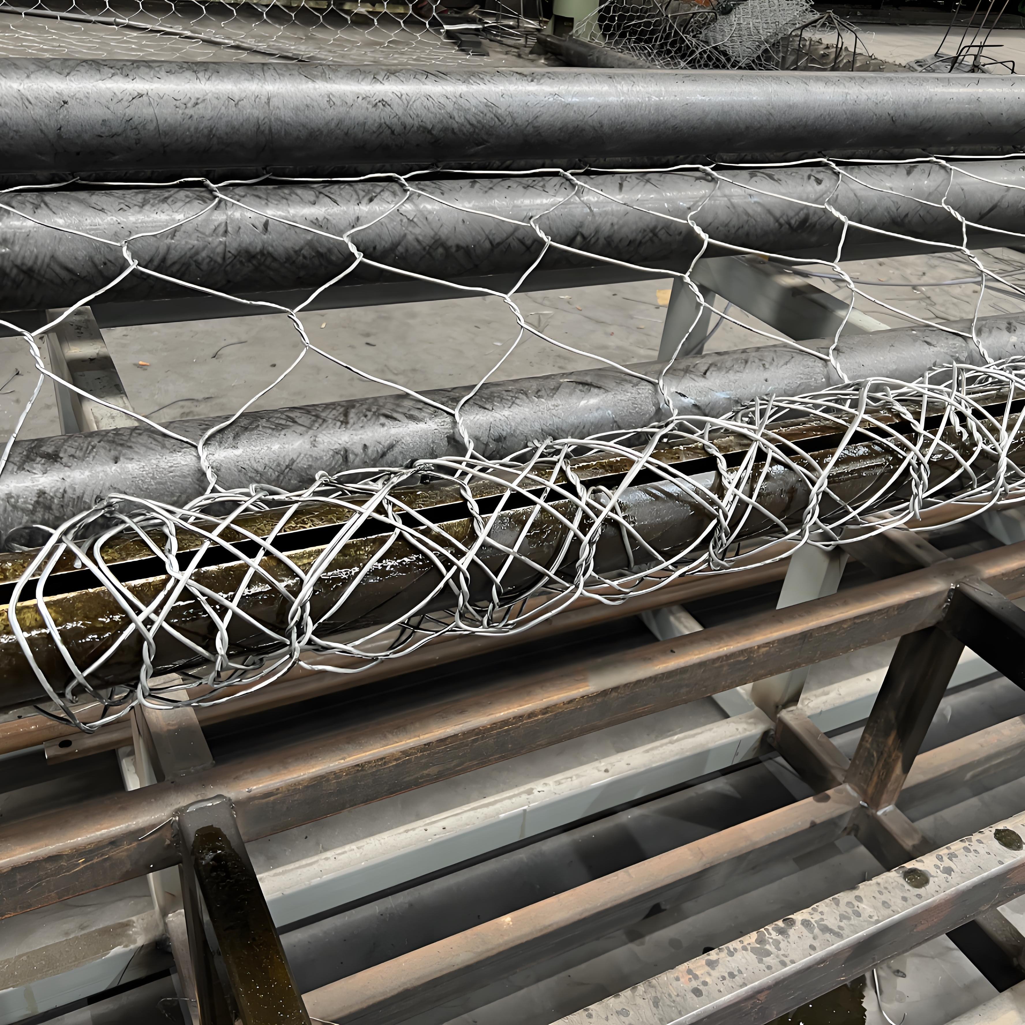 Factory prices pvc coated galvanized gabion wire mesh 80x100mm hexagonal gabion box baskets for sale
