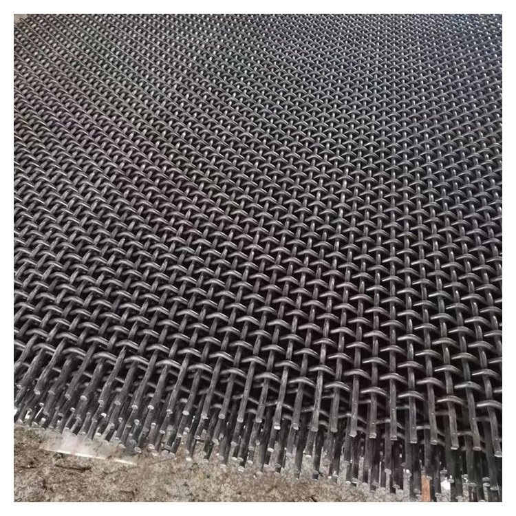 #65Mn Steel Crimped Wire Mesh Screen Customized Vibrating Screen Mesh for Mine