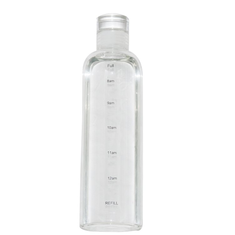 JM Custom Pattern Sublimation Drink Water Soda Beverage Glass Bottles Custom Logo 300ml 500Ml 750Ml Glass Water Bottle