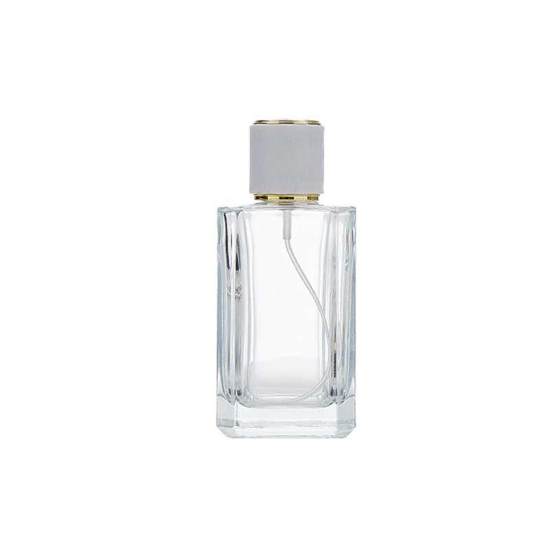 Wholesale Empty Round Cylinder 30ml 50ml 100mlglass Luxury Perfume Bottle Without Lids Box