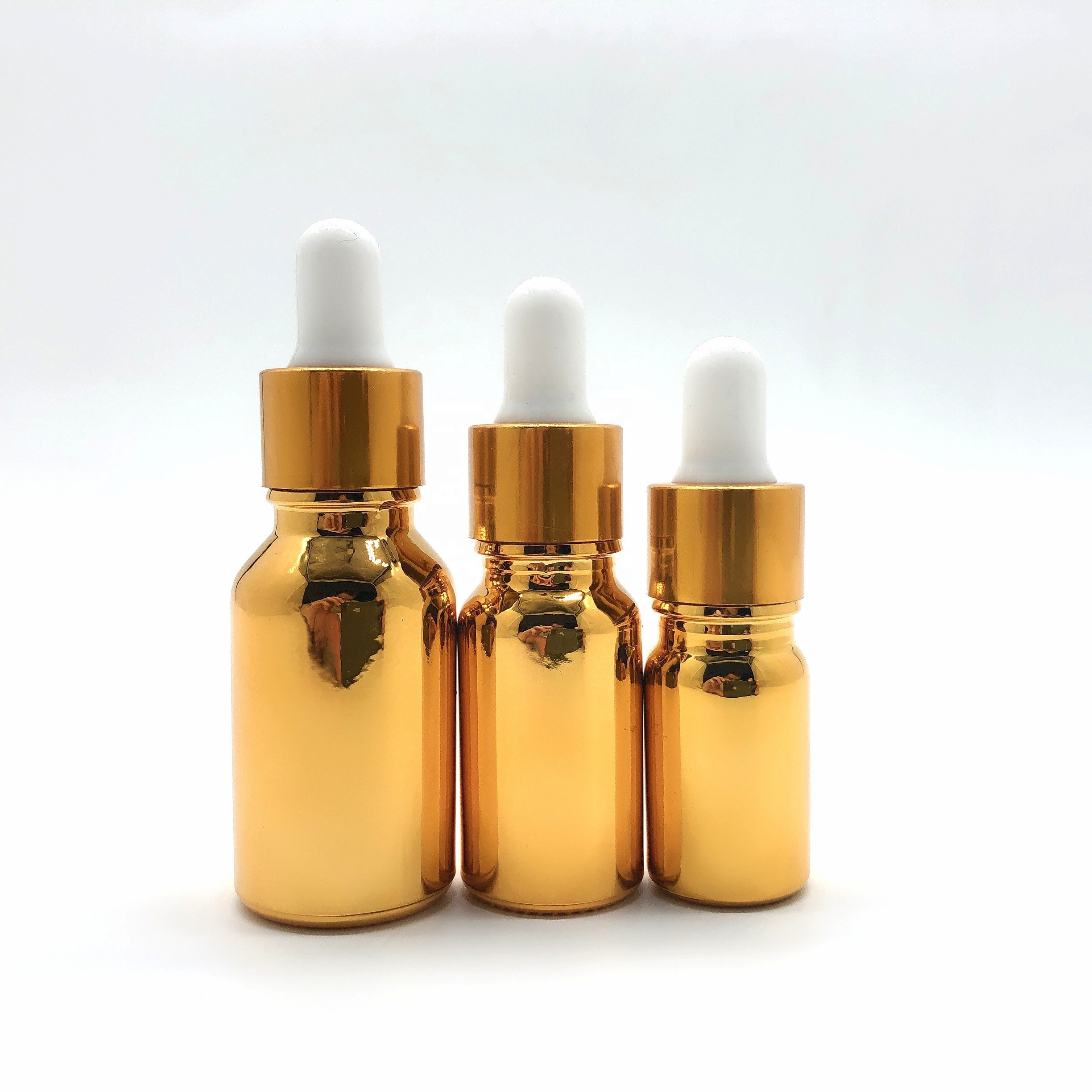 5mL 10mL 15mL 20mL 30mL 50mL 100mL golden glass dropper bottle Essential Oil bottle