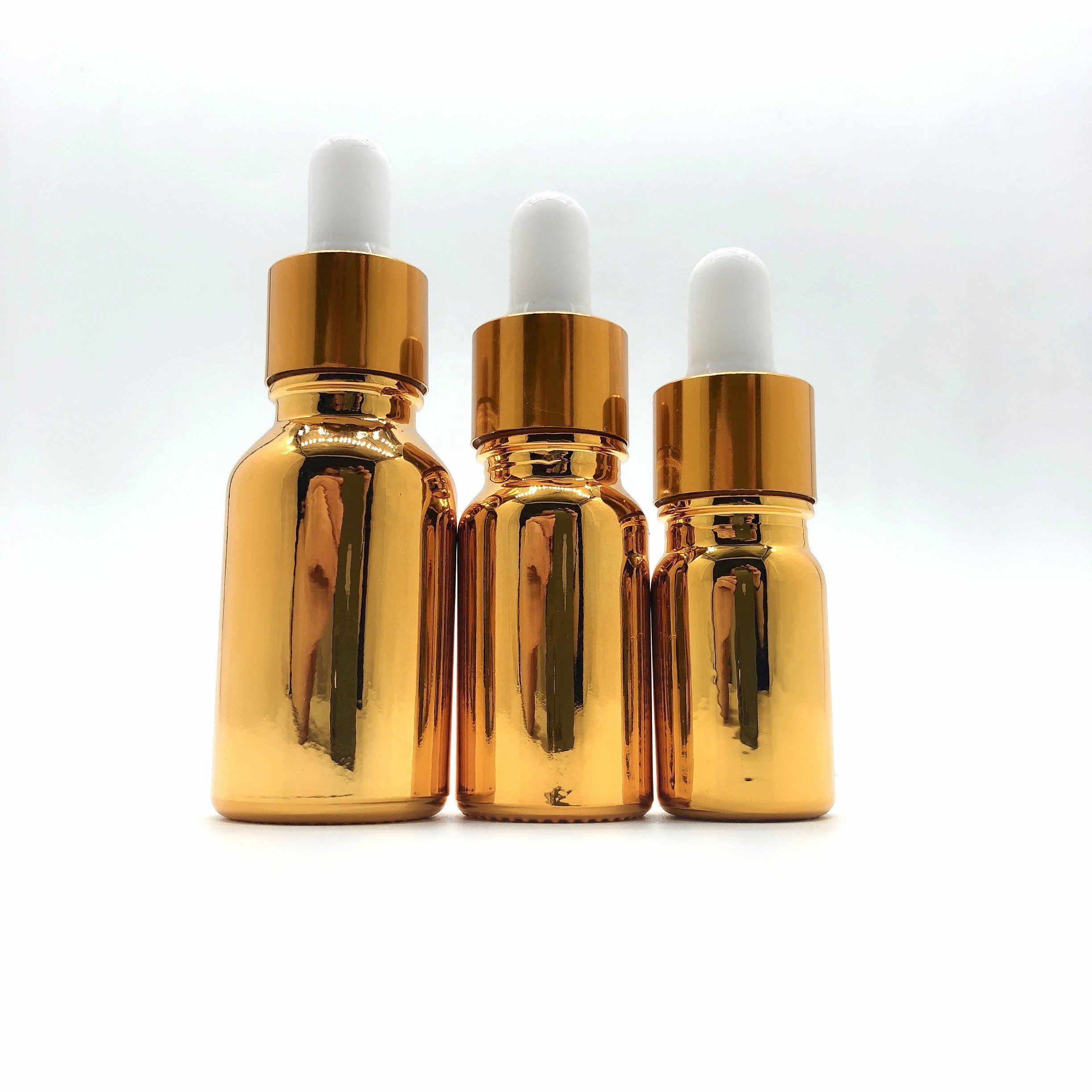 5mL 10mL 15mL 20mL 30mL 50mL 100mL golden glass dropper bottle Essential Oil bottle