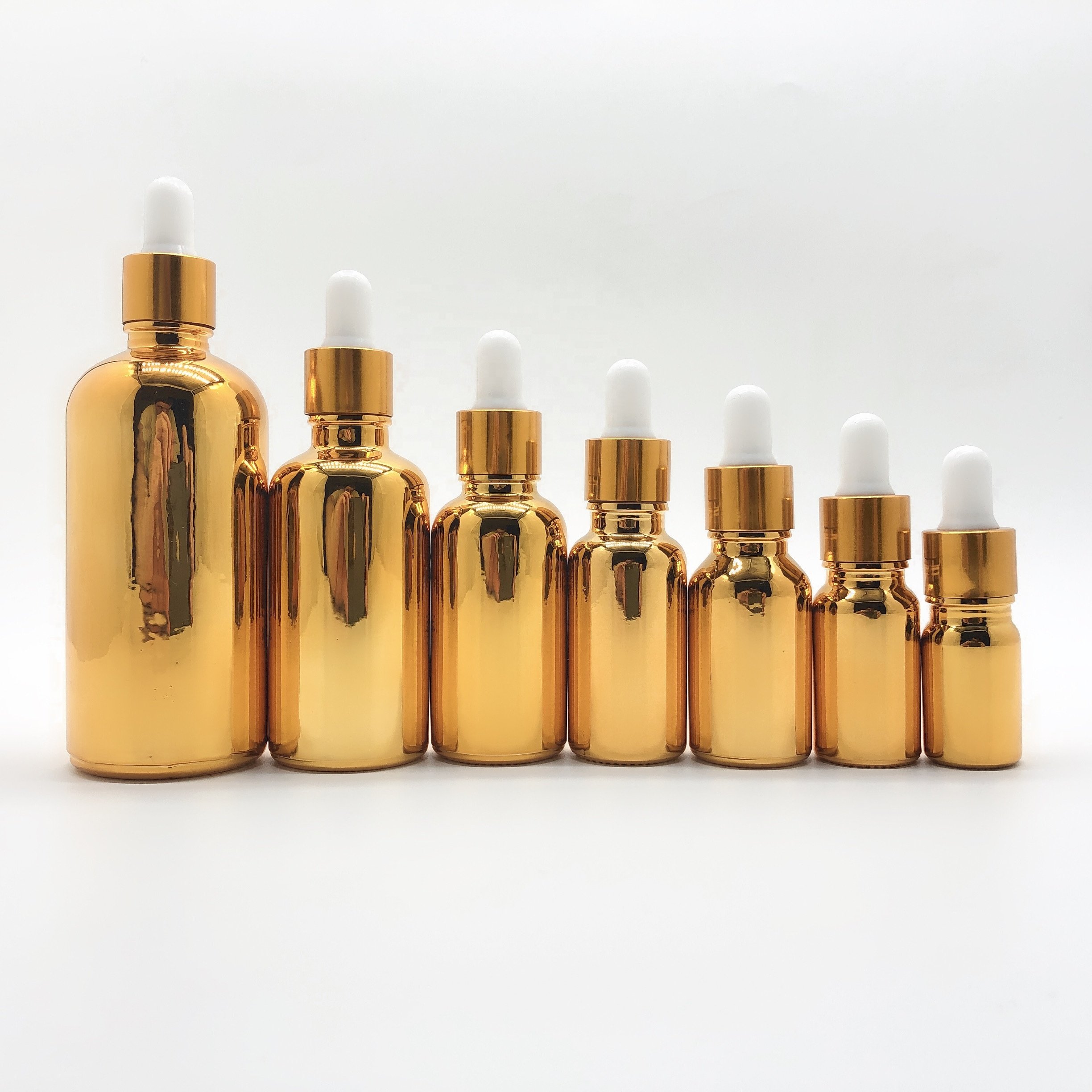 5mL 10mL 15mL 20mL 30mL 50mL 100mL golden glass dropper bottle Essential Oil bottle