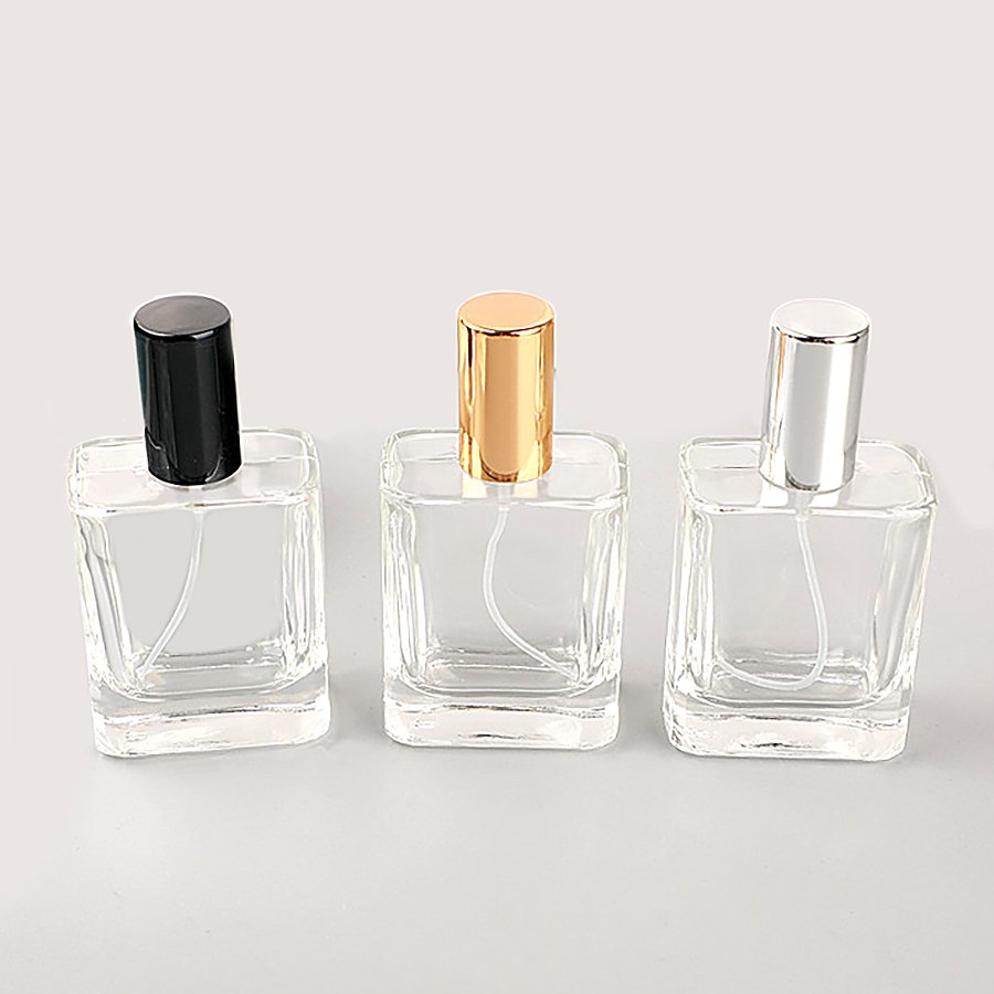 30 Ml 50 Ml 100 Ml Luxury Empty Perfume Glass Bottle Customize Logo Lids