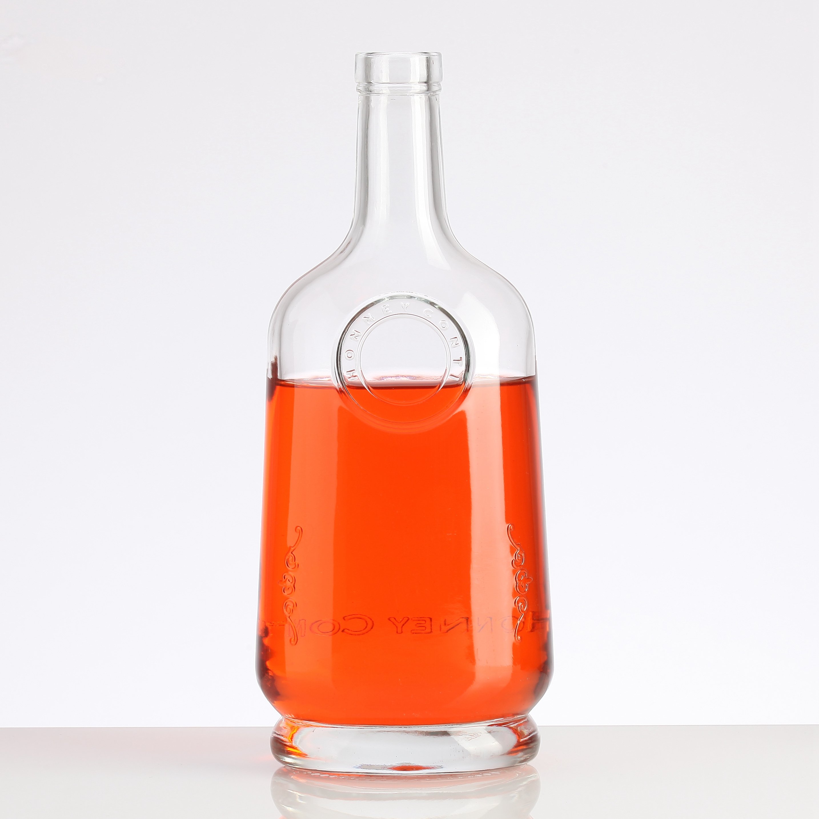 Made In China 750ml Empty Bulk Wine Glass Bottle For Liquor/ Whisky/vodka/rum Manufacturer